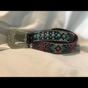 Western Cowgirl Leather Belt